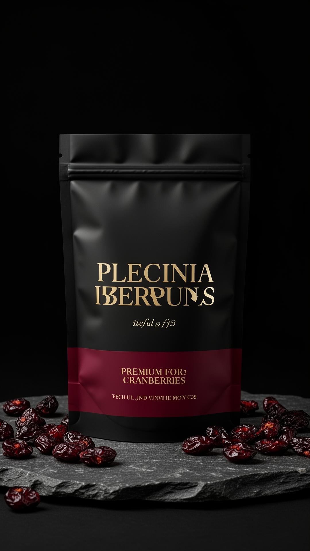 Mockup conceitual NishNush Cranberries